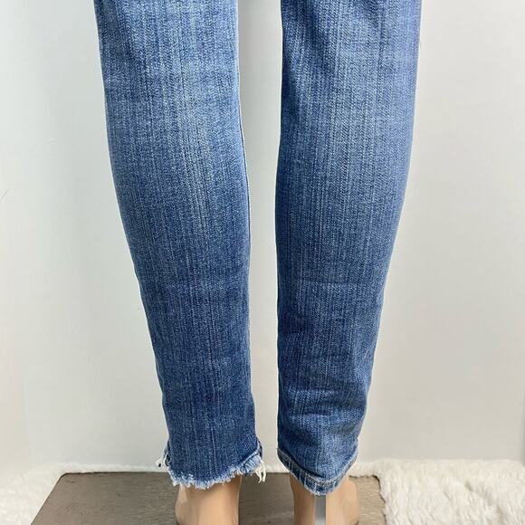 AGOLDE Women's Sophie High Rise Stretch Distressed Ripped Skinny Jeans - Picture 8 of 12